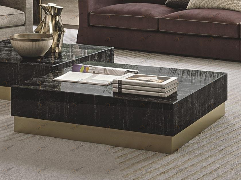 Frigerio Salotti Низкий квадратный журнальный столик из керамогранита Joey sun-id-1489486