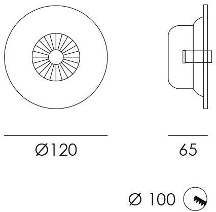 NEXO LUCE Встраиваемый потолочный светильник Inlux recessed 5312 - Вид №1
