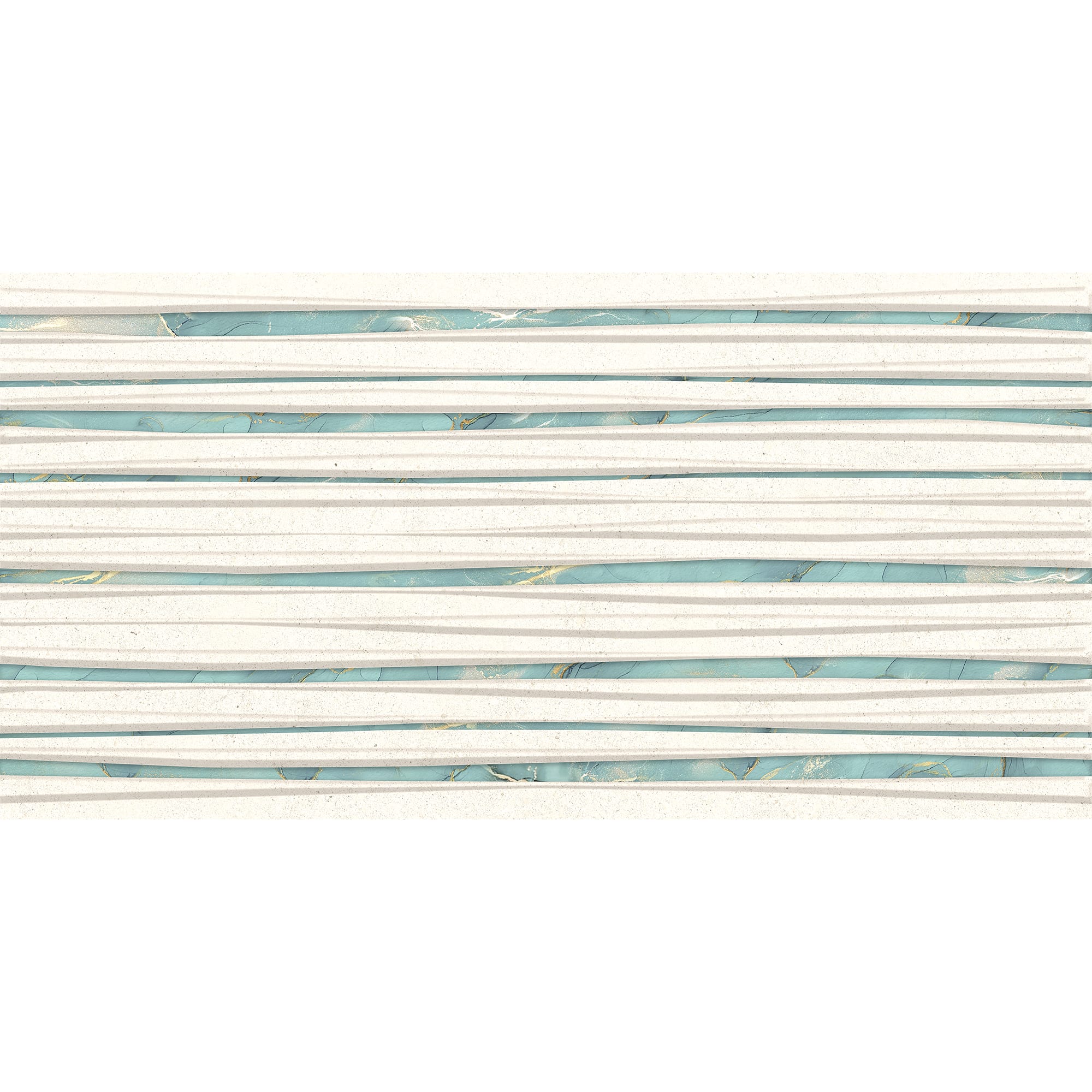 84766327 Плитка настенная 24,9x50см 1.37м2 цвет бирюзовый ENIGMA Santreyd