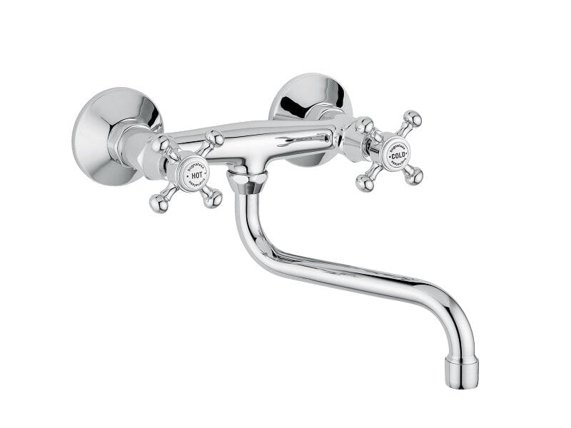 Хром латунь настенный кухонный кран Bugnatese Lady ARCH-00100736 - Вид №1