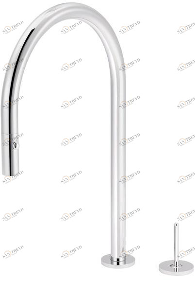 rvb Смеситель для кухни на два отверстия с вытяжным душем Plug 4570.11.28