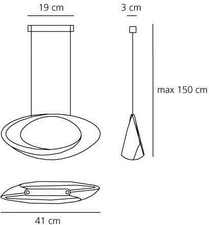 Artemide Светодиодная подвесная лампа из литого под давлением алюминия Cabildo sun-id-1471804 - Вид №2