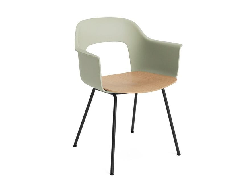 Подлокотник из полипропилена с деревянным сиденьем Hay макет ARCH-00131478 - Вид №29