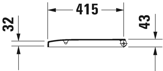 0064590000 Крышка сиденье для унитаза Duravit Happy D.2 - Вид №4