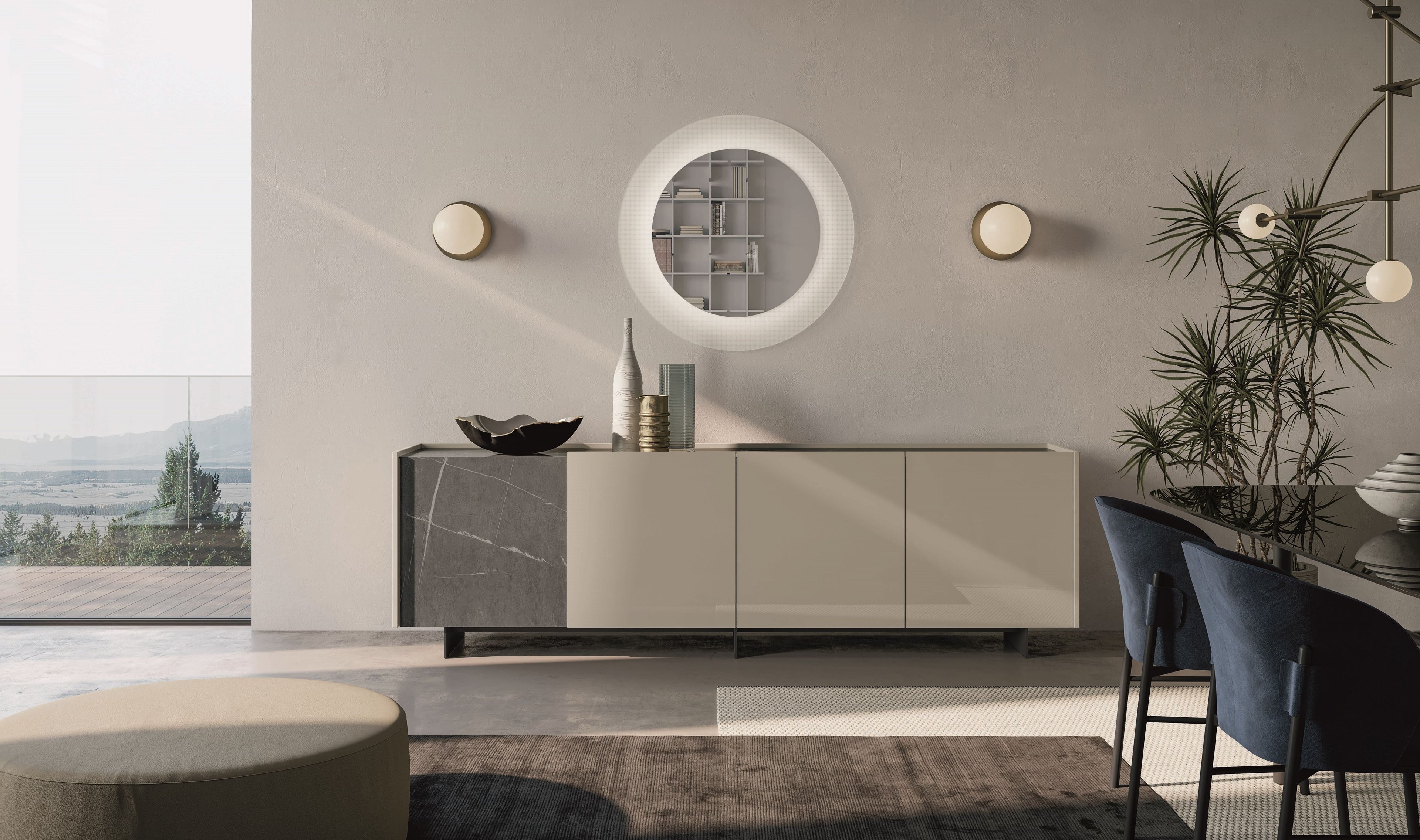 Деревянный шкаф с распашными дверями Dall'Agnese Wrap ARCH-00014603 - Вид №1