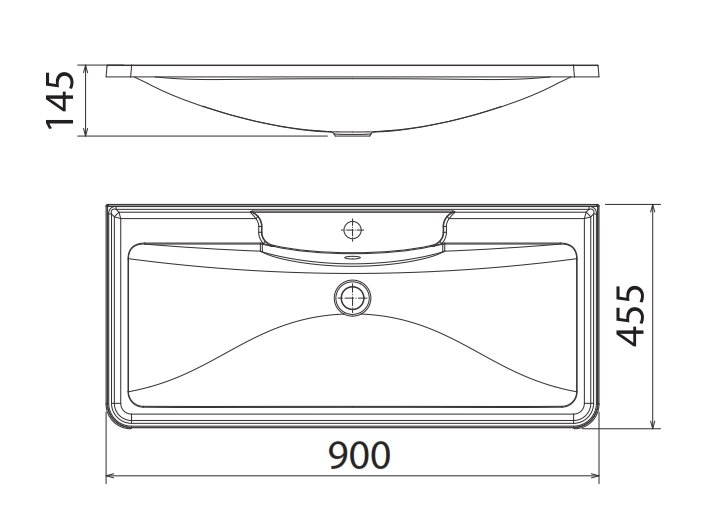 Мебель для ванной BelBagno ACQUA-900-RR - Вид №3