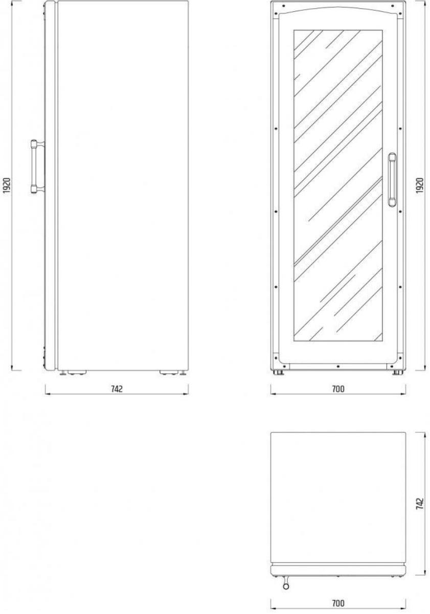 Officine Gullo Вертикальный холодильник со стеклянной дверцей для хранения и обслуживания sun-id-1498735 - Вид №1