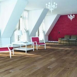 Массивная доска Baltic Wood Selection Du Sommelier Мерло Дуб Рустик с брашью (Текстурированная) 730-2200х145 мм.