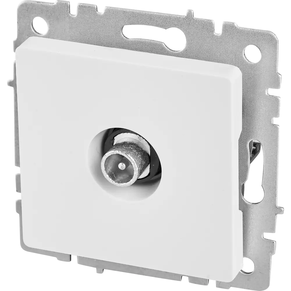 Розетка TV IEK Brite - проходная встраиваемая для телевизора 87761547 STLM-1414730 - Вид №1
