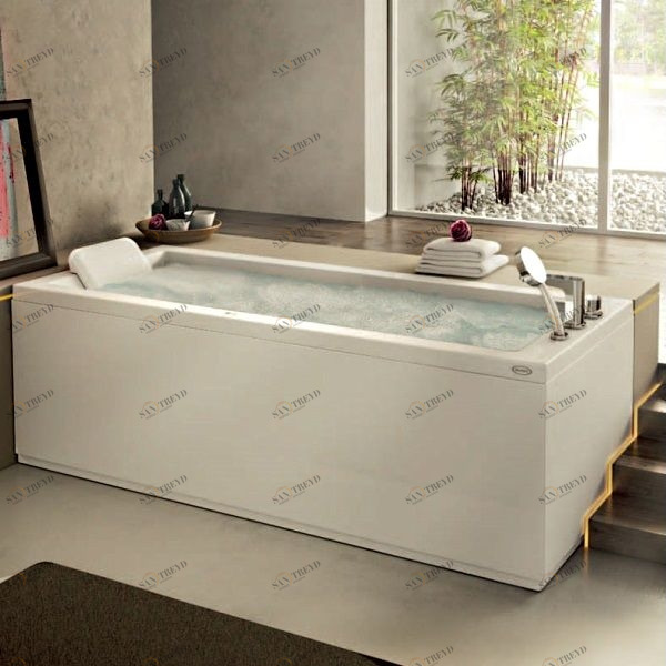 Ванна с гидромассажем "BASE" Energy 180 угловая 9443-784A Sx Jacuzzi 9443784ASX