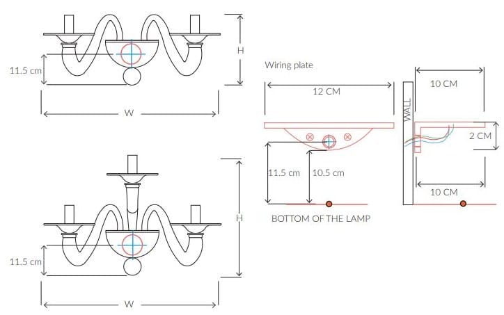 Настенный светильник из муранского стекла Abrissi JOYA ARCH-00097994 - Вид №2