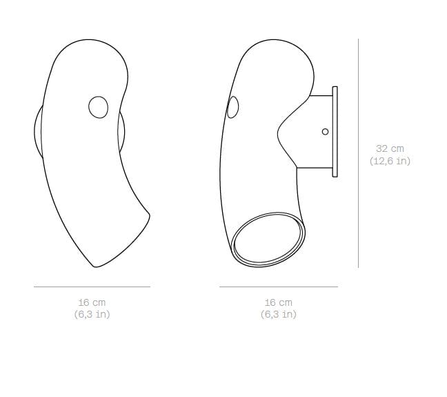 Стальной светодиодный настенный светильник Darmes Hyphen ARCH-00144358 - Вид №3