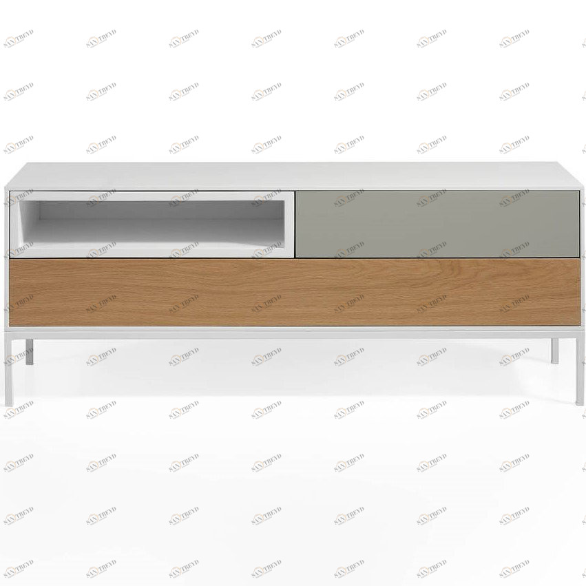 Тумба под телевизор серая GOB-5487 от Angel Cerda ANGEL CERDA  241855 Серый 