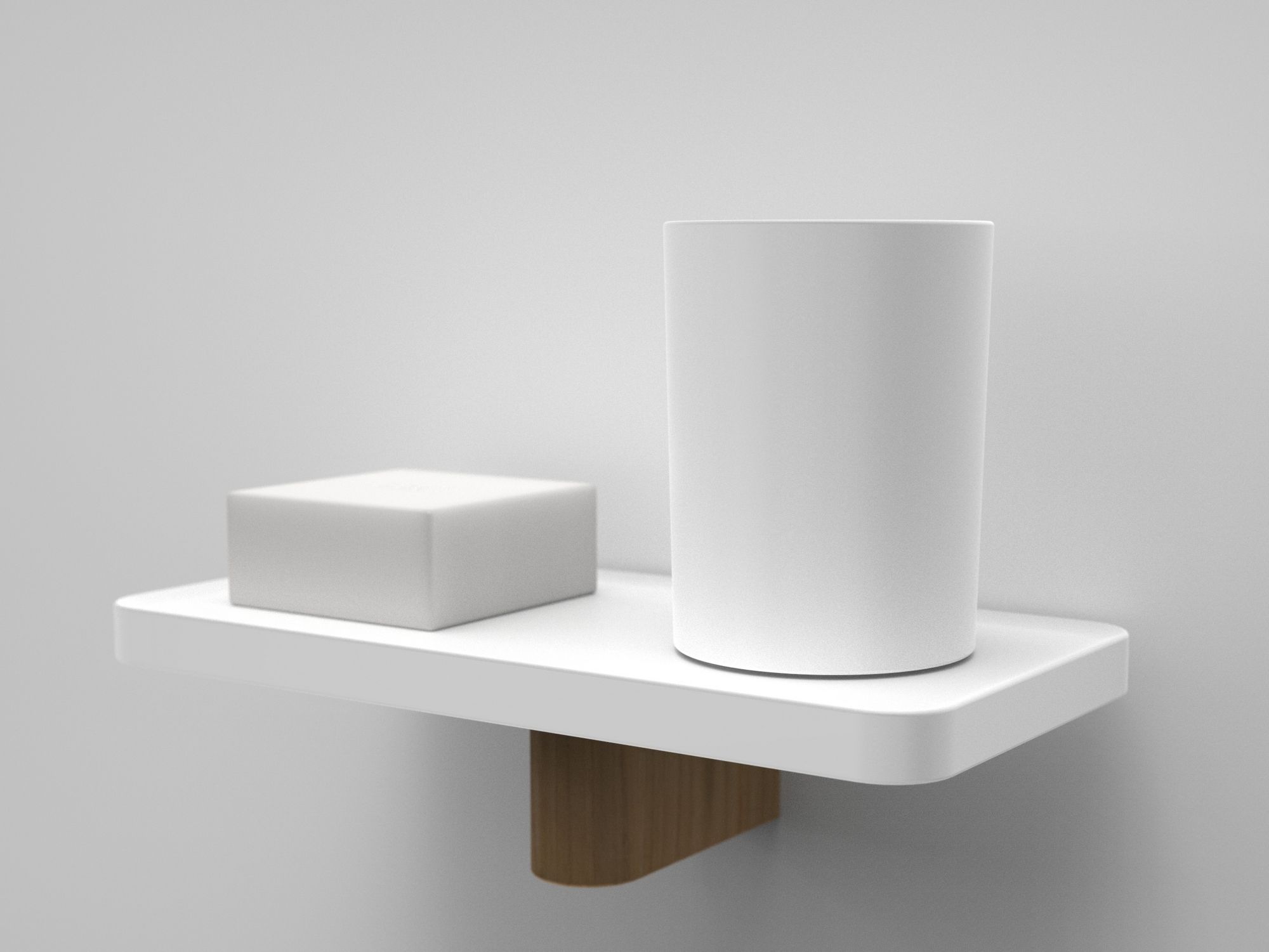 Полка для ванной комнаты из Cristalplant® Boffi ARCH-00008525