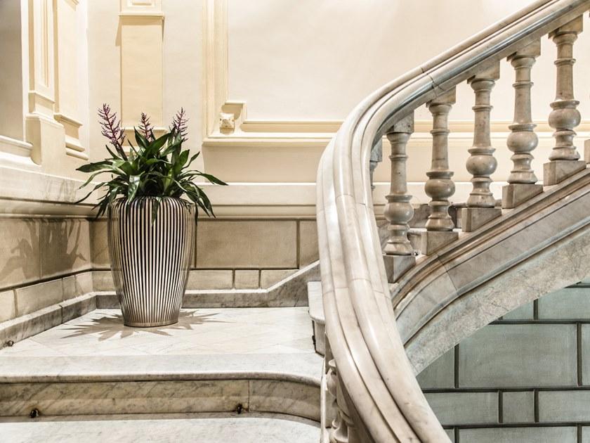 Hobby Flower Высокий горшок из нержавеющей стали с автоматическим поливом Cut sun-id-1488697 - Вид №1