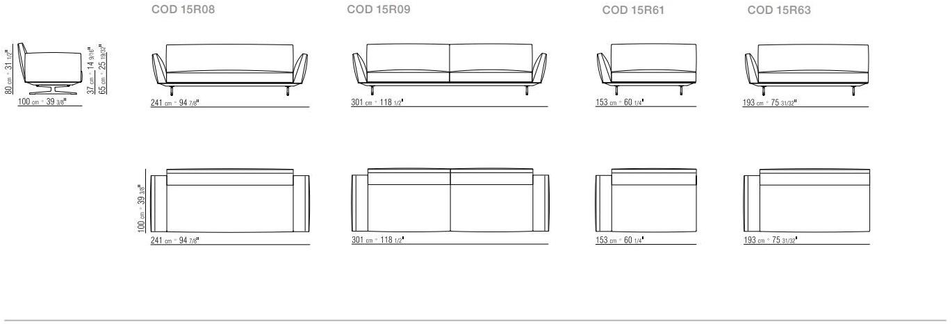Flexform Модульный тканевый диван с шезлонгом Evergreen sun-id-1433685 - Вид №4