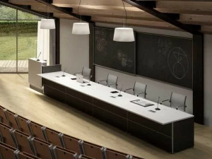 Bralco Прямоугольный деревянный стол для переговоров Reception