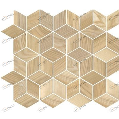 Мозаика и 3D панели из дерева Tarsi Куб 811 Ясень Селект (Гладкая) 430х372 мм 1401100152