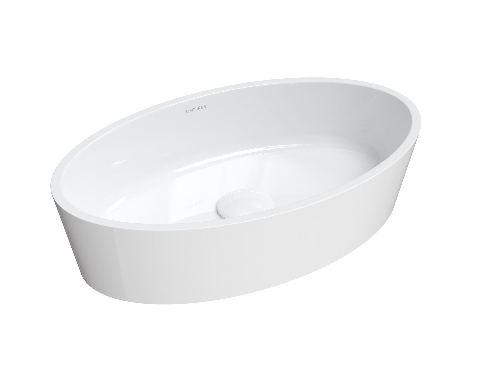 Овальная столешница из композитного материала OMNIRES BARI M+ BARI500UN ARCH-00103298 - Вид №2