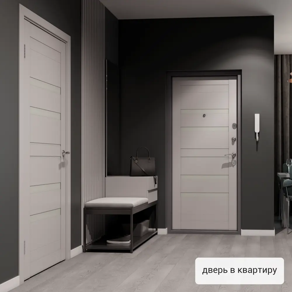 Дверь входная металлическая Страйд 950 мм, левая, Linea TOREX STLM-2033813 - Вид №16