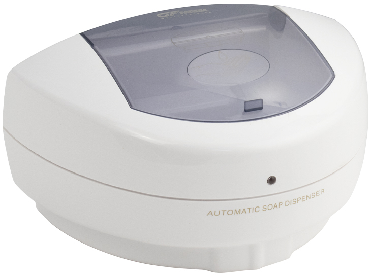 GFmark - Дозатор жидкого мыла, сенсорный, белый, пластик, 500 мл, код: 633