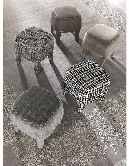 Gianfranco Ferré Home Пуф из квадратной ткани с обивкой Mini sun-id-1372890 - Вид №6