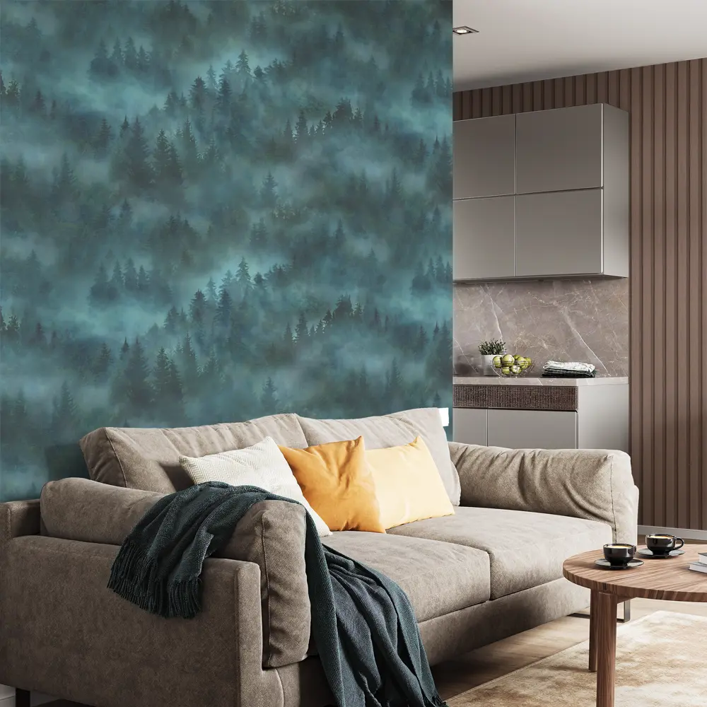 Palitra Home My Forest: Флизелиновые обои с лесным узором 85683049 STLM-0065168 - Вид №5