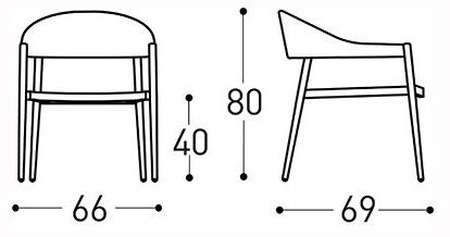 Varaschin Штабелируемое садовое кресло с подлокотниками Clever 229l - Вид №15