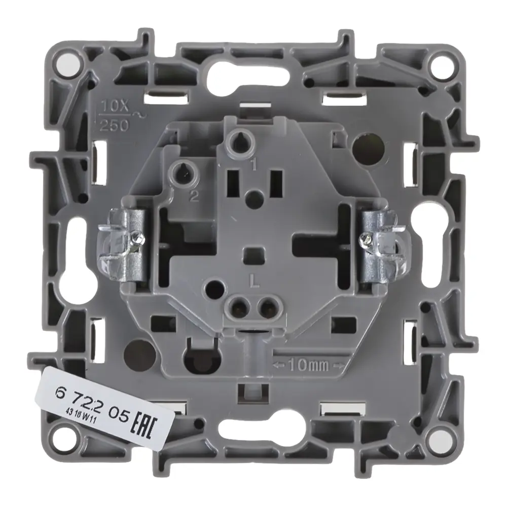 Legrand Etika - Одноклавишный переключатель скрытого монтажа в белом исполнении 17353321 STLM-1107175 - Вид №4