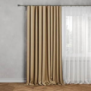 Santreyd Штора Tegal Trench 5 на ленте бежевая 140x260 см 89337094