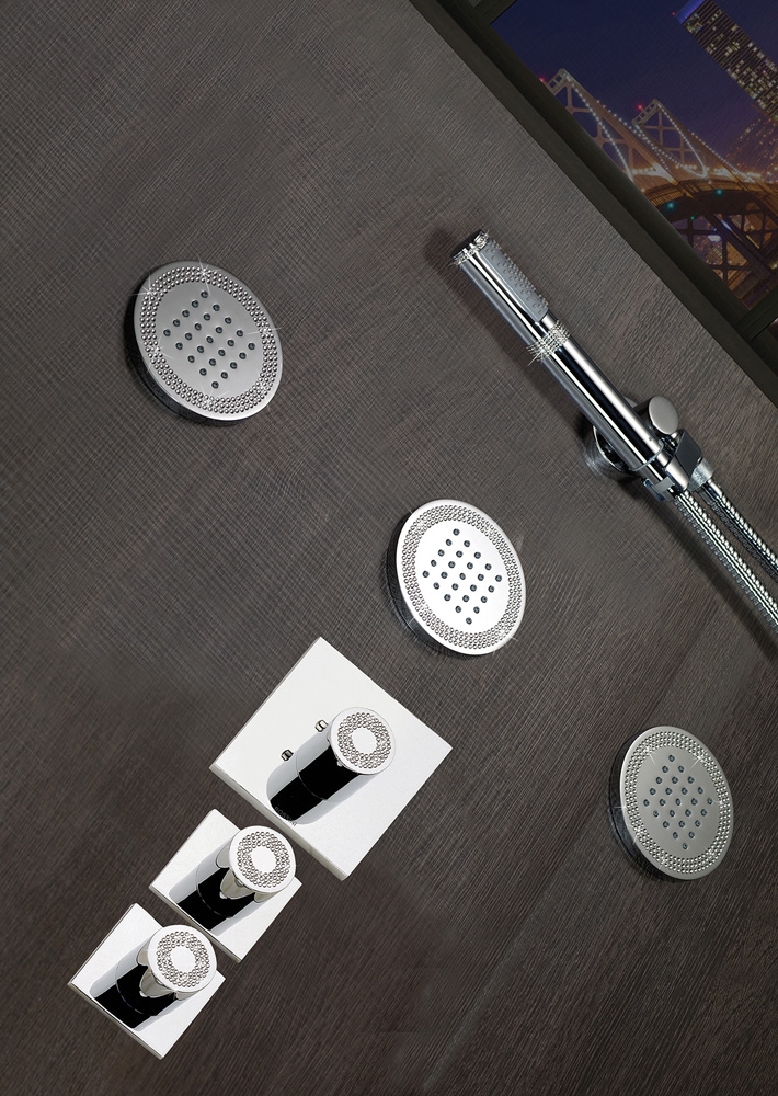 I00175 Потолочный & настенный душ Tondo Flat Ø 100 mm BOSSINI  - Вид №10