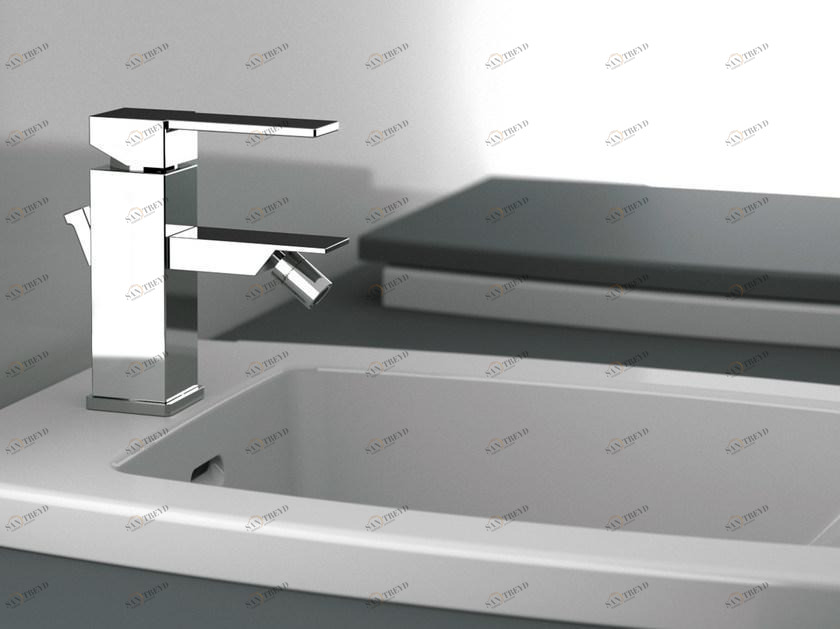 Remer Rubinetterie Смеситель для биде, однорычажный, на одно отверстие Qubika Q20