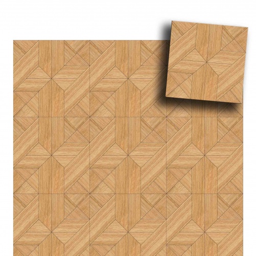 Художественный паркет Da Vinci Щитовой 26-516 Дуб (Гладкая) 500х500 мм 26010516 - Вид №1