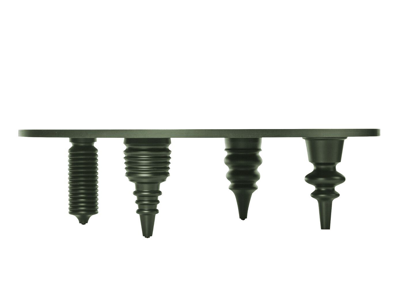 Круглый журнальный столик из ясеня для гостиной BD Barcelona Multileg ARCH-00094674 - Вид №2