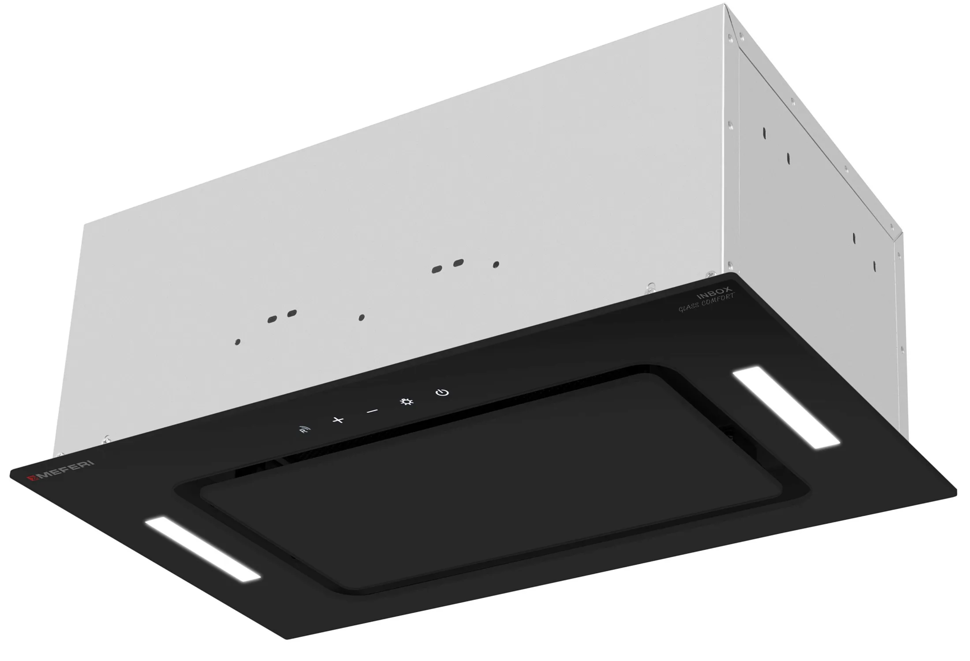 9270629 Вытяжка полновстраиваемая Meferi INBOX52BK GLASS COMFORT черный/черный STDN-0099085 - Вид №4