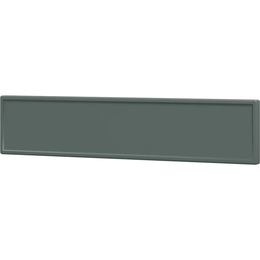 Фасад выдвижного ящика Инта 59.7x12.5 см KONSENSA МДФ цвет зеленый 89417446 STLM-2118229 Инта зелёная - Вид №1
