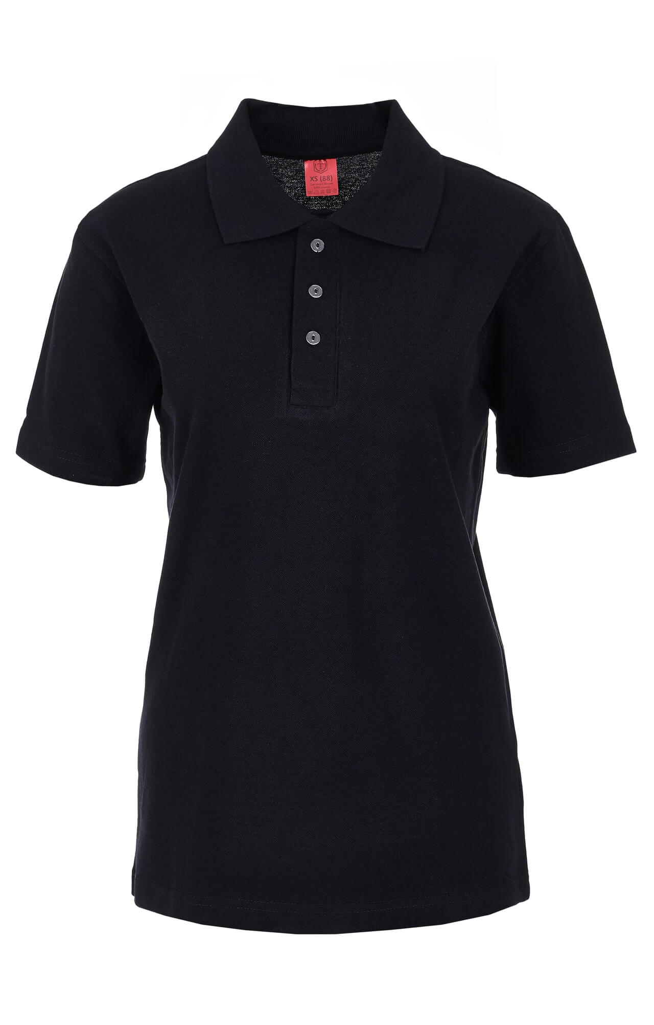 66348 Тенниска-поло черная  Одежда для салонов красоты  размер XXXL (56) Спецодежда  - Вид №4