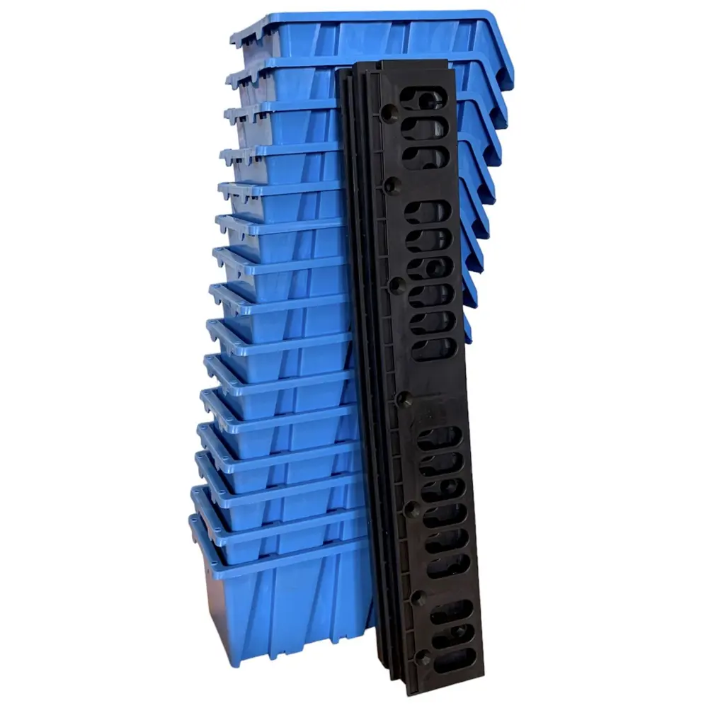 Лоток Accurate ЛМ-4-150-15 15x9.5x7 см пластик цвет синий, 15 шт STLM-2160178