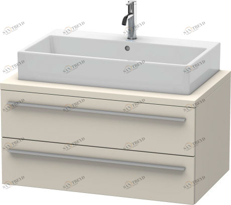 XL541809191 Тумбочка для консоли X-Large #XL5418 900 x 548 мм Серо-коричневый декор Duravit