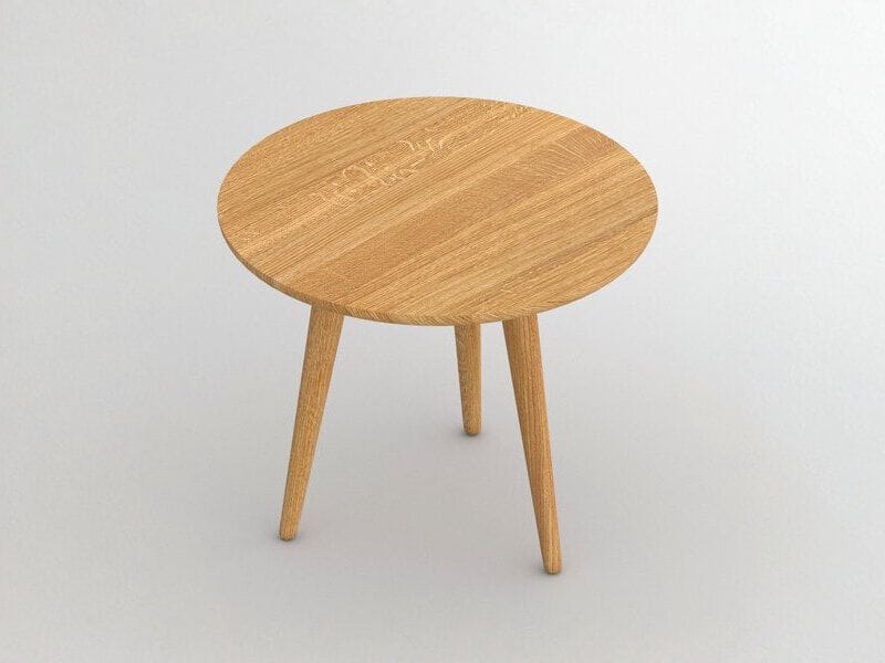 Круглый журнальный столик из массива дерева Vitamin Design Ambio ARCH-00121447