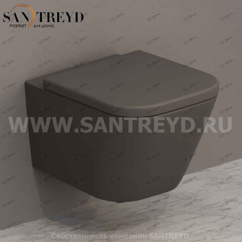 STS07AT Подвесной унитаз настенный Белый Ceramica Globo STONE Италия