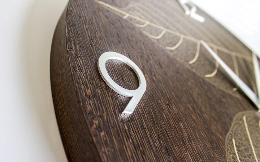 LIGNIS® Настенные часы из дерева с инкрустацией или лепниной Dolcevita nature 10.062 / 10.140 - Вид №2