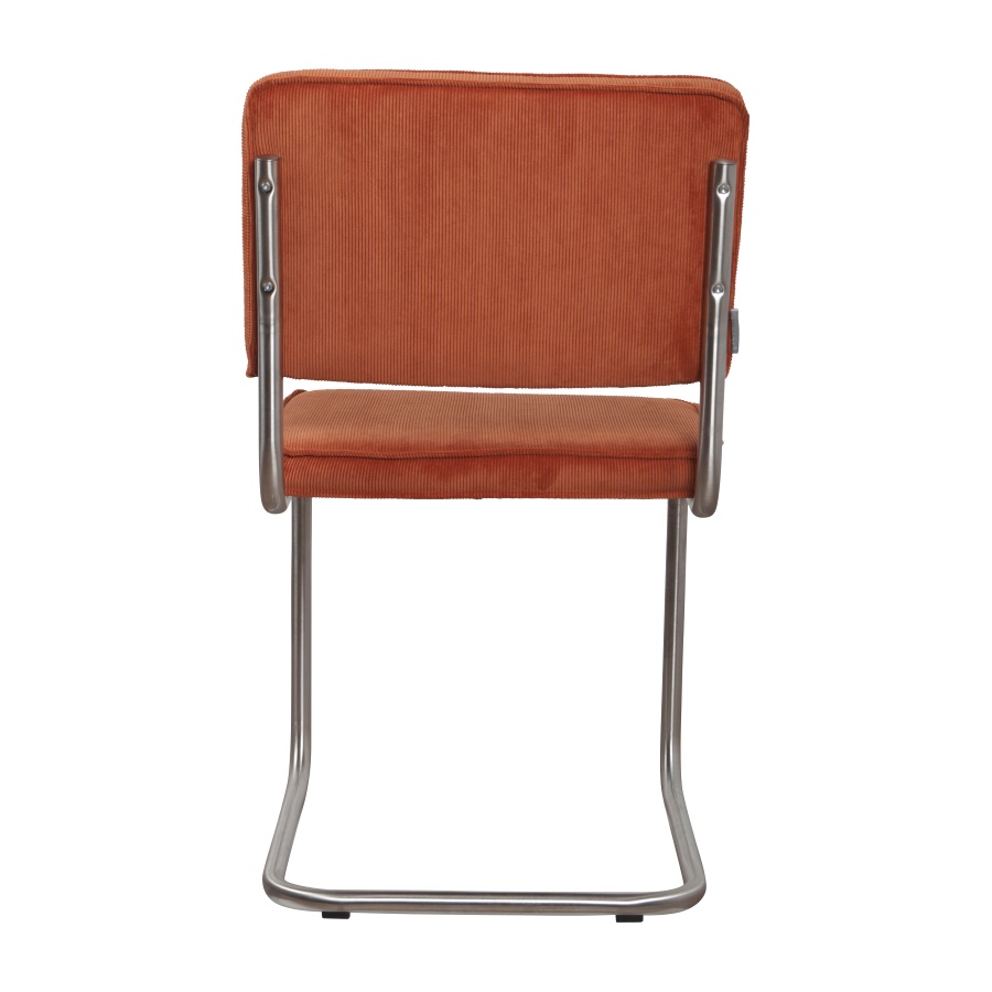 Стул Ridge Brushed Rib оранжевый Zuiver 1100080 - Вид №3