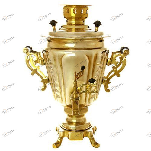 Самовар электрический 3 л. (конический) покрытие латунь Santreyd 2674