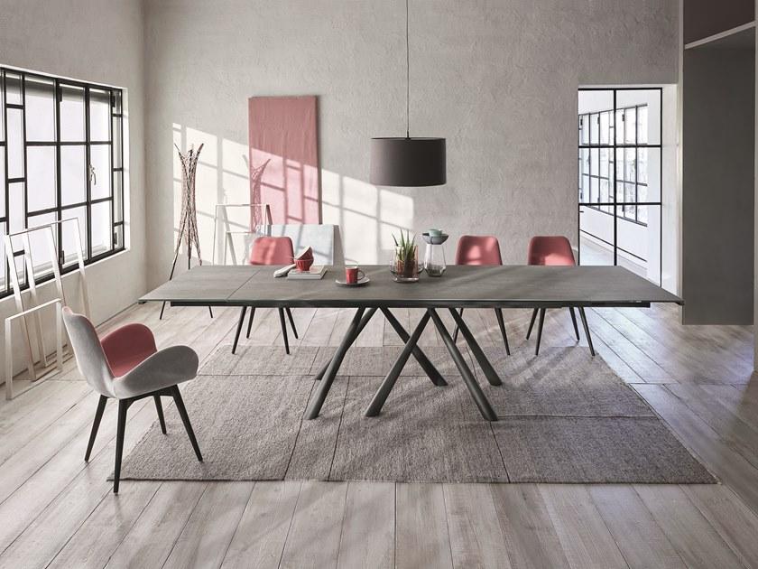 Midj Раздвижной прямоугольный стеклокерамический стол Forest sun-id-1389885 - Вид №1