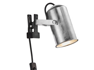 Регулируемая металлическая настольная лампа