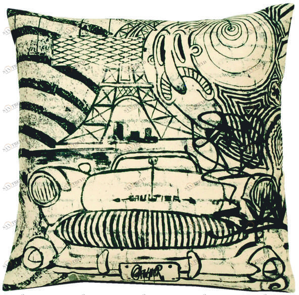 LELIEVRE Подушка из ткани квадратная sun-id-1427171