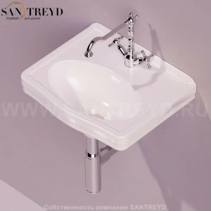 LO944BIANCO Подвесная раковина настенная прямоугольная Simas Londra белая