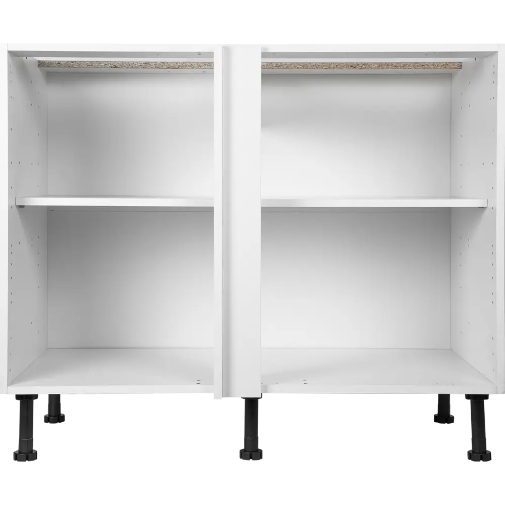 Каркас напольный угловой 100x70x56 см, ЛДСП, цвет белый 17911564 STLM-2060288 DELINIA  - Вид №1