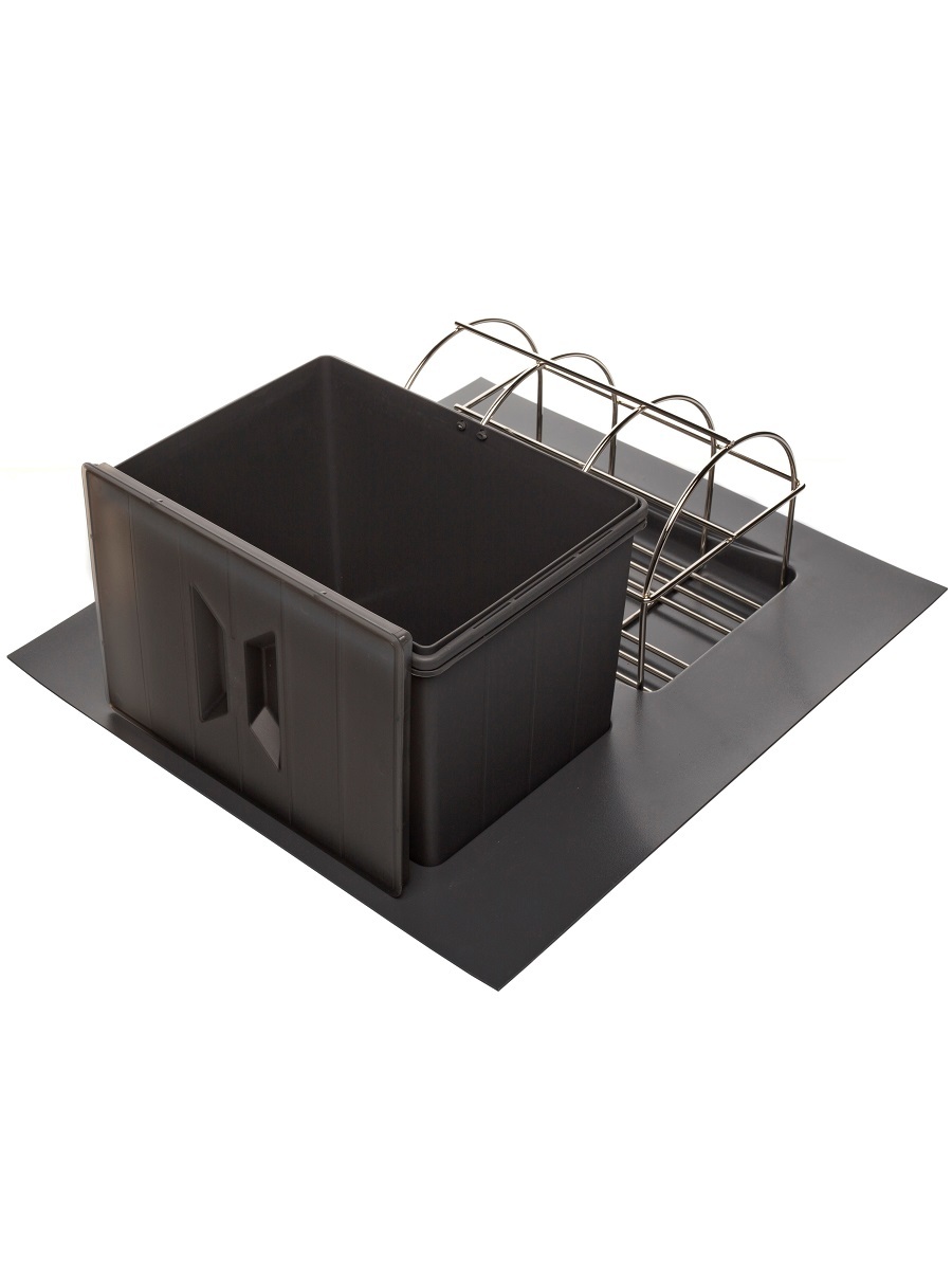 Система сортировки мусора Omega Duet 450/12 Anthracite NAVAKO 10186 - Вид №2